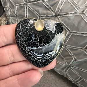 Statement heart alchemia gold ring